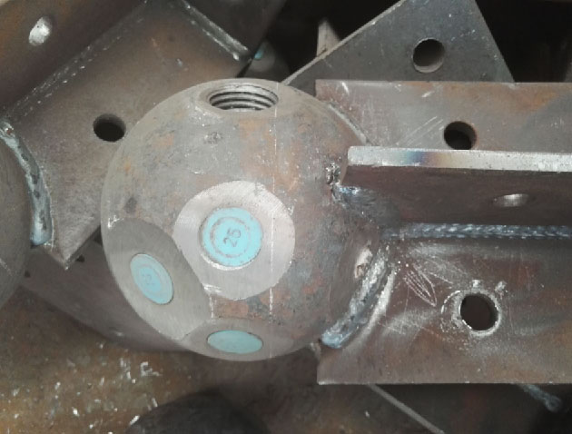 鹰潭螺栓球球塞，网架配件